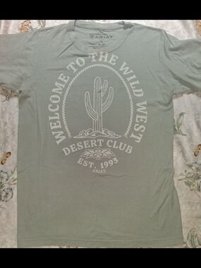 Ariat Sage Green Short Sleeve Desert Club Graphic Tee